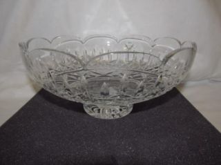 Waterford Crystal Lismore 10 Bowl Scalloped Design Footed Made in