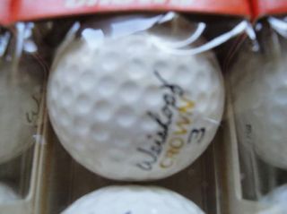 Box Vintage Weiskopf Crown MacGregor Golf Balls 4 Slvs