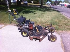 Goodall Walk Behind Mower with Sulky *** Blow Out Price ***