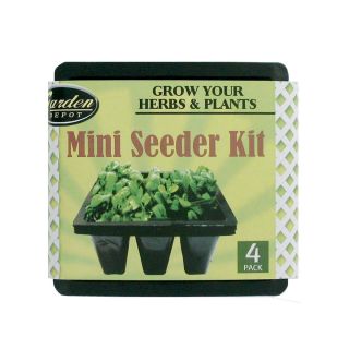 grow fresh herbs and plants from seeds with this miniature seeder kit