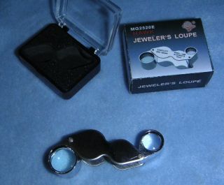 description you are bidding on this 10x 20x loupe on the double