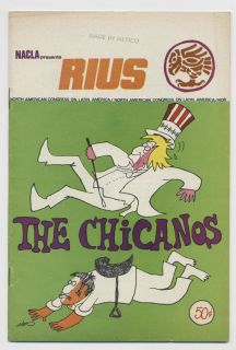 CHICANOS Rius CIVIL RIGHTS Mexican Artist UNDERGROUND COMIC 1973