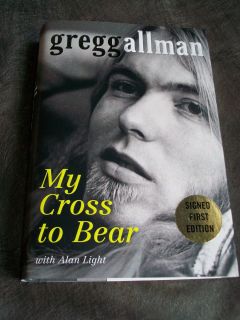 Gregg Allman SIGNED BOOK My Cross To Bear Autographed Spec version