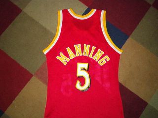 RARE Vintage Danny Manning Atlanta Hawks Jersey 36 SM