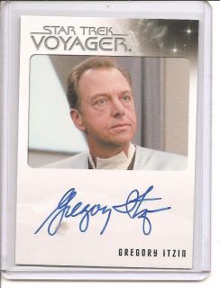 Star Trek Voyager Autograph Gregory Itzin as Dr Dysek