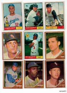 161 Card Vintage Superstar Lot 39 83 Hubbell Rose More VG EX Uniform