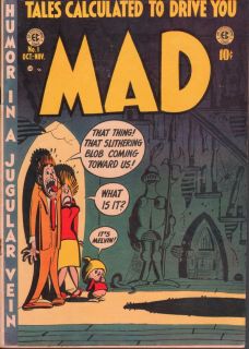  Book 1 1st Issue 1st Satire Comic Harvey Kurtzman Art 1952