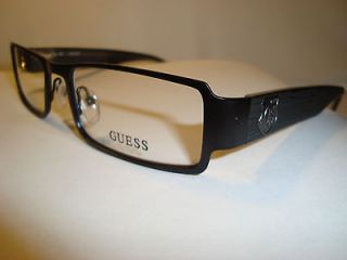 auth new guess mens eyeglasses 1695 black w guess case