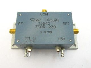 Mini Circuits Microwave Switch Relay PIN diode TTL 10 3000 MHz SMA