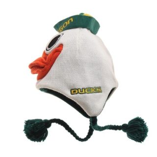 New Oregon Ducks Mascot Winter Ski Laplander Earflap Hat Licensed NCAA
