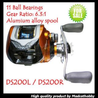 New Left Hand 11 ball bearing High Speed 6 3 1 Baitcasting Fishing