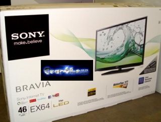 Sony KDL 46EX640 46 LED LCD Flat Panel Screen HDTV HD TV KDL46EX640