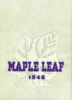 Goshen Indiana 1946 Mennonite College Yearbook Maple Leaf