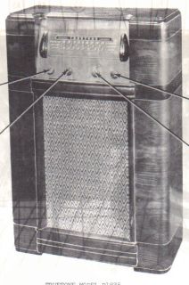 1948 TRUETONE D1835 Radio Service Manual Schematic PhotoFact 25A86 856