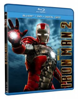 New Iron Man 2 Three Disc Blu Ray DVD Combo 2010