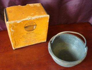 Vintage Ideal Lead Melting Pot Lyman Gun Sight Corp Original Box
