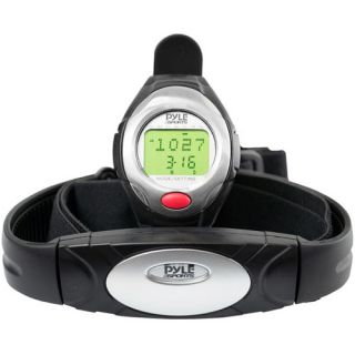 Pyle PHRM40 One Button Heart Rate Monitor Watch with 3D Running