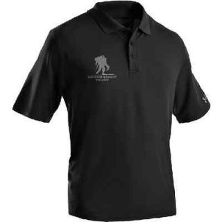 Under Armour Black NEW Heat Gear Polo WWP Wounded Warrior Project Very