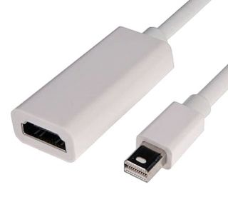  Mini DisplayPort Male Plug to HDMI Female Jack Adapter
