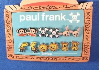 Paul Frank Julius Clancy Worry Bear Chachi Skurvy Earrings Loungefly