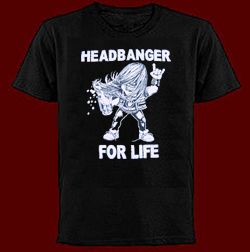 headbanger t shirt thrash metal heavy metal maiden sabbath priest