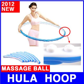 Health massage hula hoop 1 6LB weighted waist exercise fitness workout
