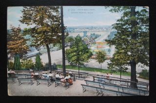 John Ball Park Grand Rapids MI Vintage Postcard 1911