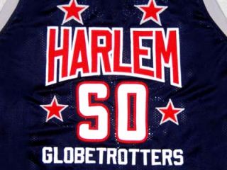 Harlem Globetrotters Jersey Navy Blue Custom Name Number