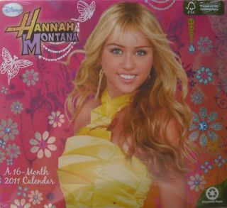 Hannah Montana 16 Month 2011 Wall Calendar SEALED