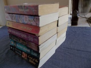 lot of 16 heather graham paperback books