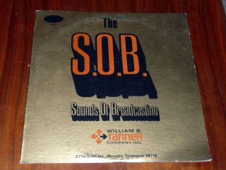 Library LP William B Tanner Sounds Of Broadcasting S.O.B. 6078 funk
