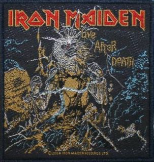 Iron Maiden Live After Death Heavy Metal Music Patch