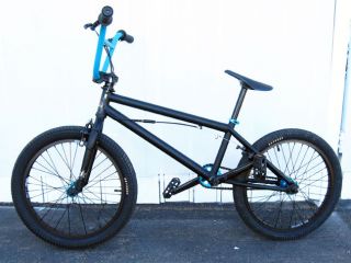 Haro Rockstar Flat Black and Turquoise BMX Bike Nice