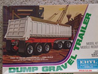 8020 Ertl Dump Gravel Trailer