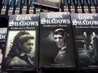 Dark Shadows Complete Series Plus Bonus 55 VHS Tapes 
