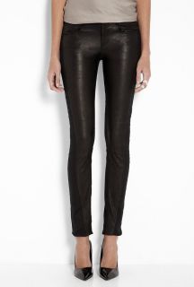 Helmut Lang Rinsed Leather Skinny Jeans 26 $589 Brand New Seen on