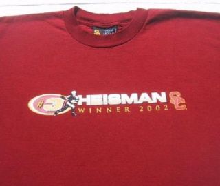 USC TROJANS 2002 Heisman Carson Palmer XL T SHIRT