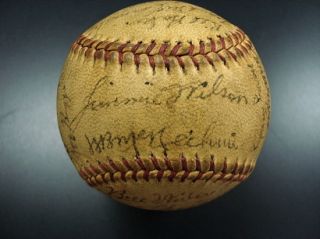 1940 Cincinnati Reds Team Signed Baseball World Champs