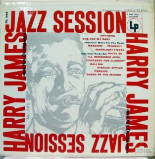 Harry James Jazz Session LP VG CL 669 Vinyl 1955 Record 6 Eye Jazz