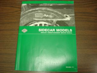 Harley Davidson Sidecar Model Service Manual 2008 2011 99485 11