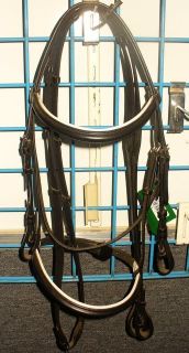 Henri de Rival HDR Black Dressage Bridle New Horse Size