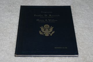 Signed Franklin D Roosevelt Wallace Official Inaugural Program 1941