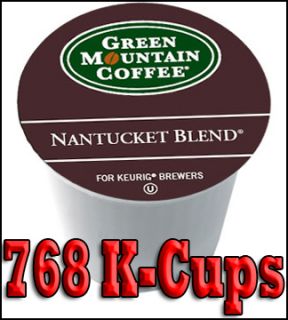 Green Mountain Coffee Nantucket Blend 768 K Cups for Keurig Brewers