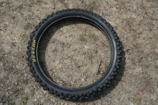 DUNLOP 80 100 21 51M GEOMAX MC715F Motorcycle Dirt Bike Front Tire Off