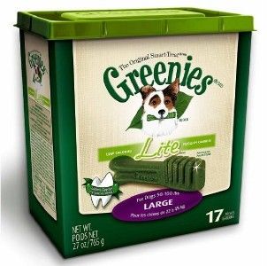 Greenies Lite Dental Dog Treat Canister 27oz Large