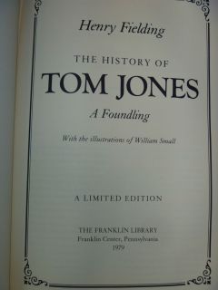 Franklin Library Tom Jones embossed leather 100 greatest books