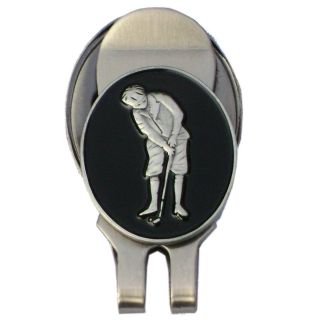 Golf Hat Clip Vintage Putting Golfer Magnetic Ball Marker New Marker