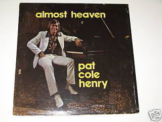Pat Cole Henry Almost Heaven LP Record Comedy Signed