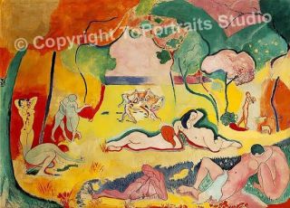 Henri Matisse Le Bonheur de Vivre Reproduction Painting