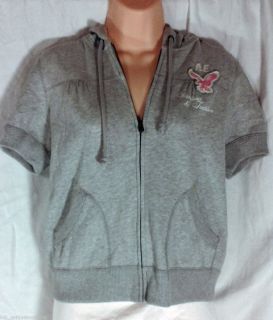AMERICAN EAGLE SZ L GRAY SOFT WARM COMFY HOODIE ZIP UP FRONT S S
